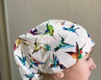 Mini Hearts on Navy 210 Surgical Chemo Skull Cap Scrub Cap Mini Hearts on Navy 210 Surgical Chemo Skull Cap Scrub Cap