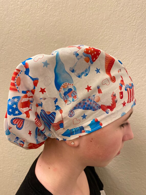 Patriotic Gnomes Scrub Cap Euro Scrub 