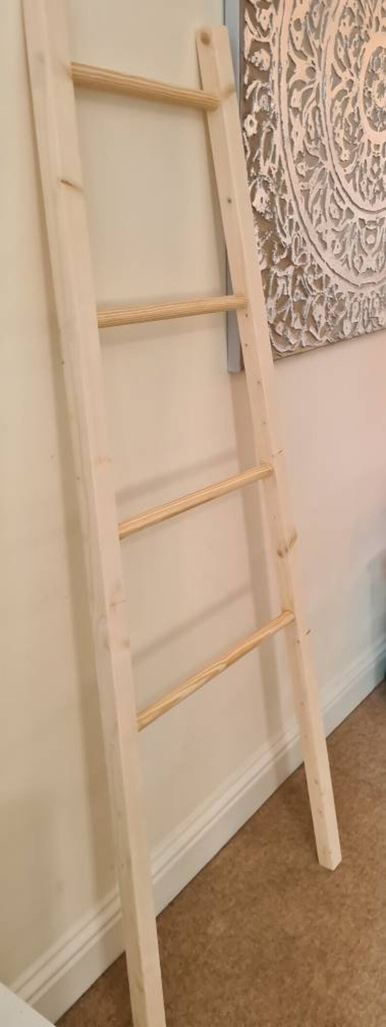 Ladder Rack Towel Ladder Clever Storage Blanket Ladder Etsy UK