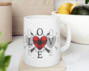 Love Compass - Ceramic Mug 11oz