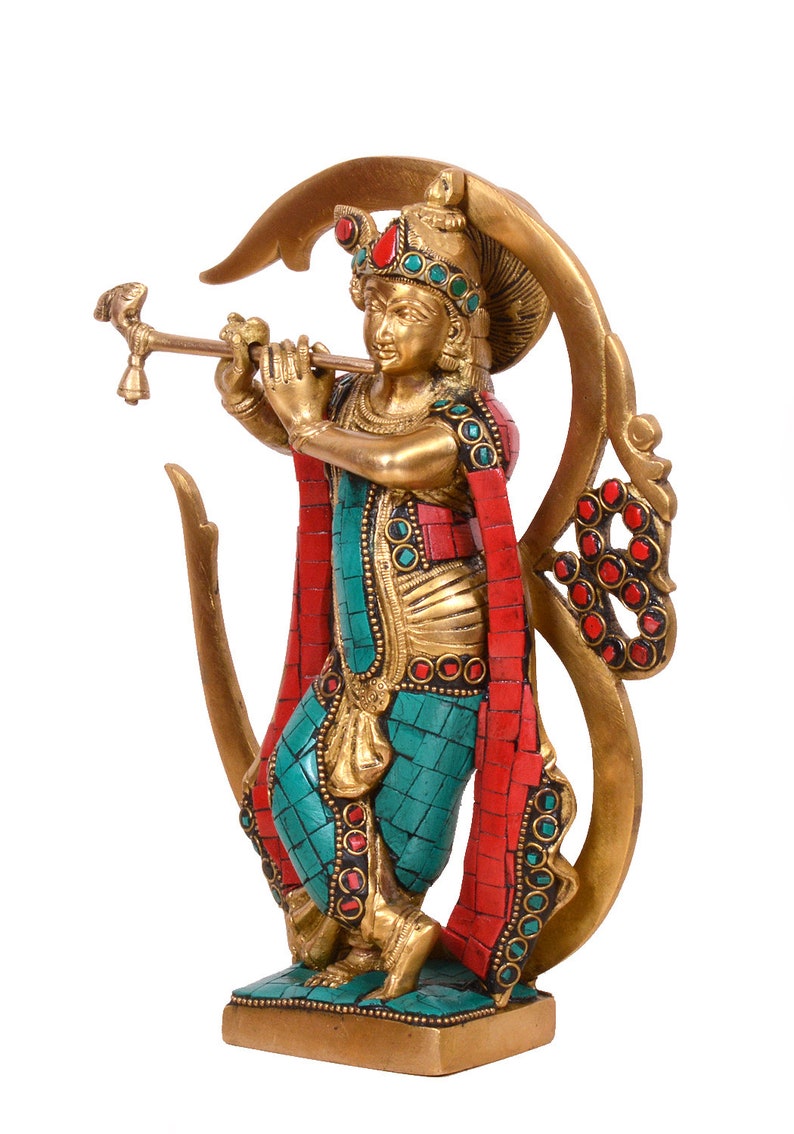 Om Krishna Statue, Lord Krishna Statue,22 cm Gopal Statue,Hare Krishna