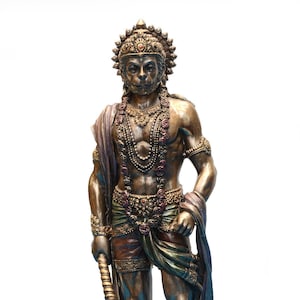 Hanuman Statue, Monkey God, 10.5inch,Religious & Spiritual Gift,Indian Arts,Indian God,Standing Hanuman,Ram bhakt, Hindu Gifts,Deity,Anjaney