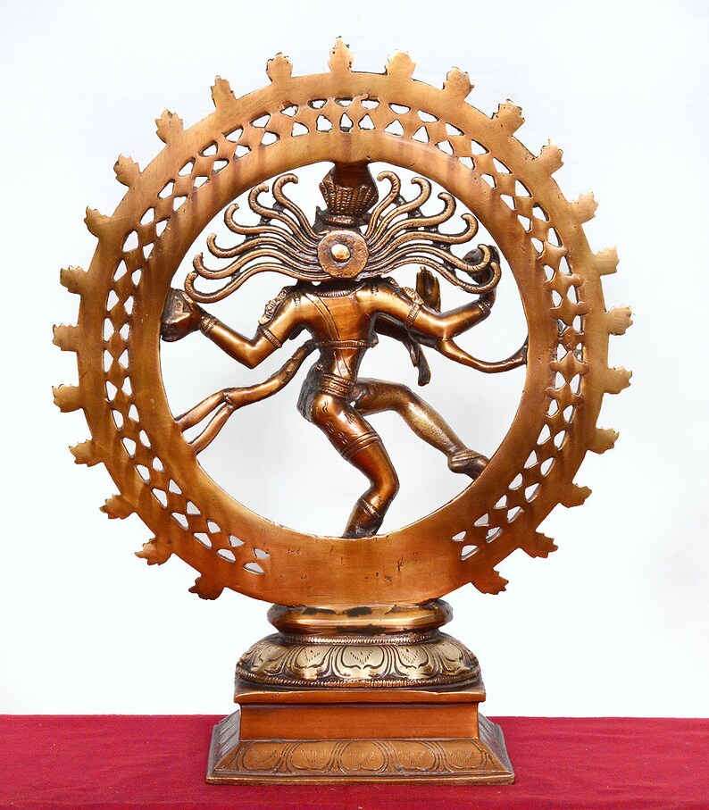 Dancing shiva Natraj,13.5inches,Brass Dance gift Statue,Shiva Statue, Nataraja statue, shiva sculpture, shiv Nataraja, natraj statue image 6