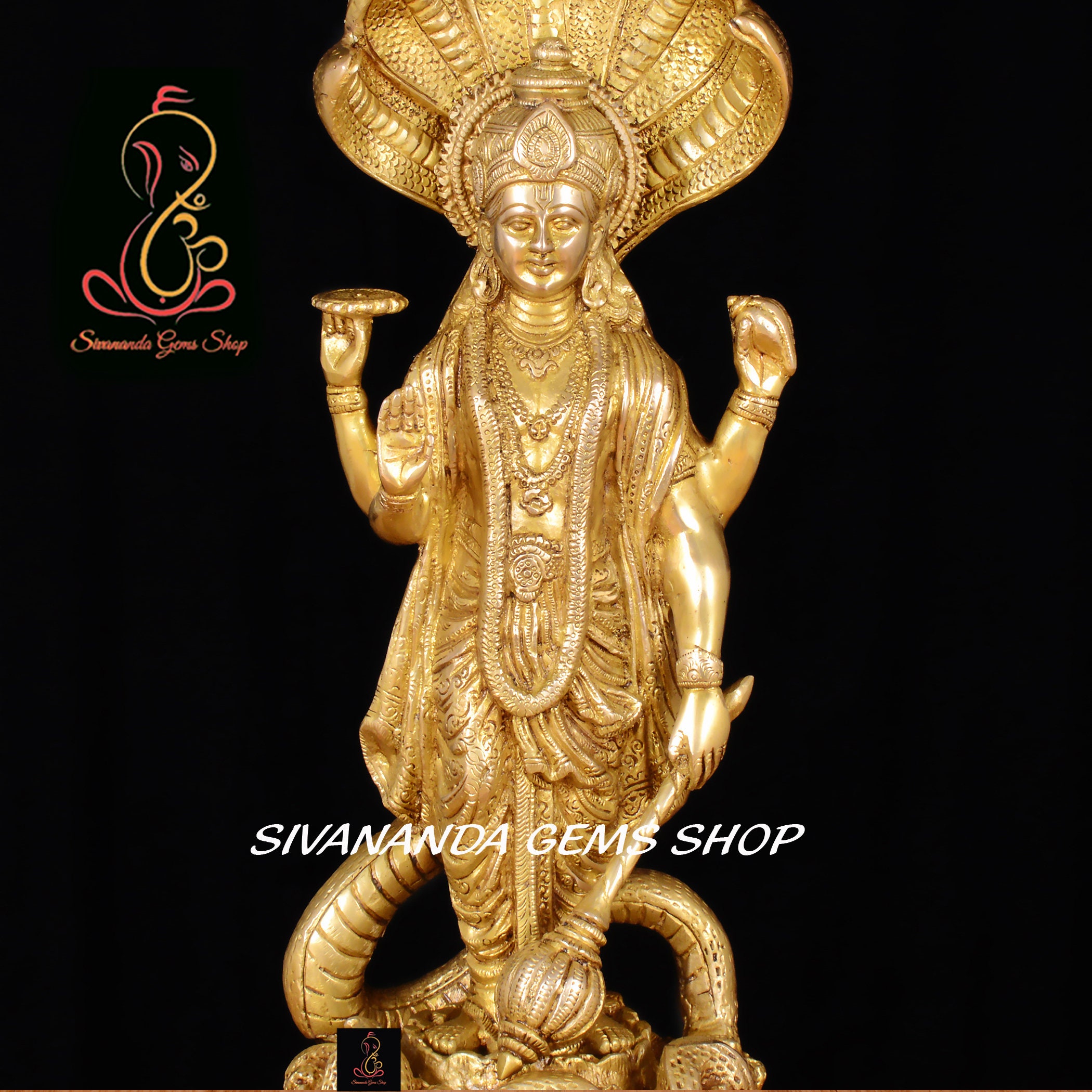 ヴィシュヌ 神 置物 金属製 高さ約29cm 仏像 - メルカリ - 家具