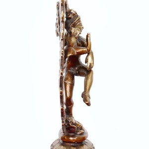 Dancing shiva Natraj,13.5inches,Brass Dance gift Statue,Shiva Statue, Nataraja statue, shiva sculpture, shiv Nataraja, natraj statue image 7