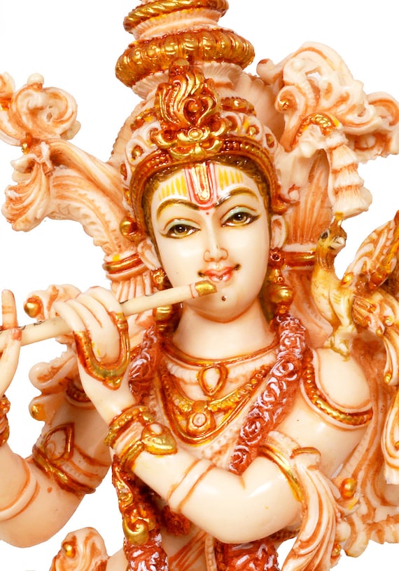 Om Krishna Statue, Lord Krishna, Hindu God, Gopal ji Statue, God of