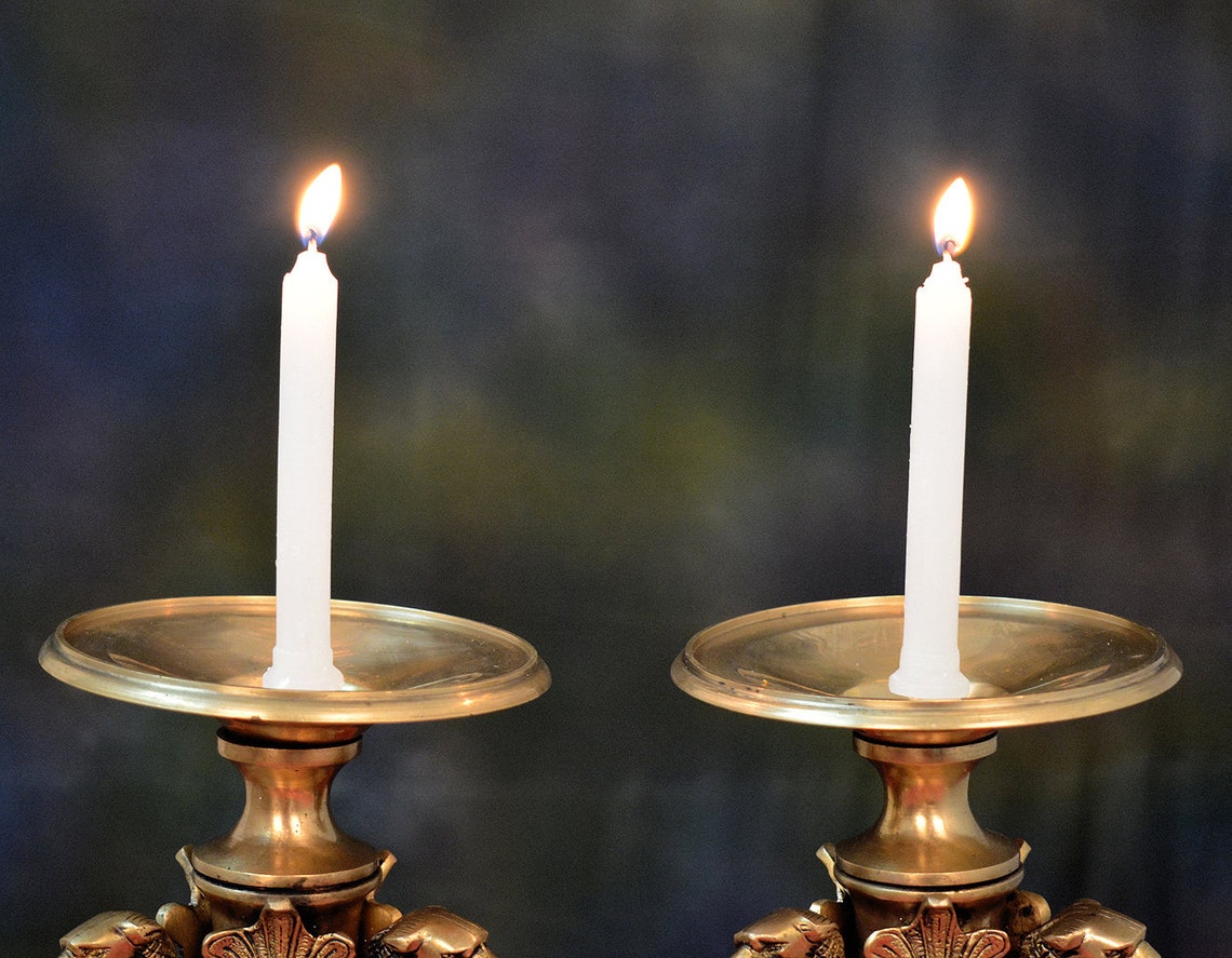 Prayer candle stand puja candal standhome of Etsy