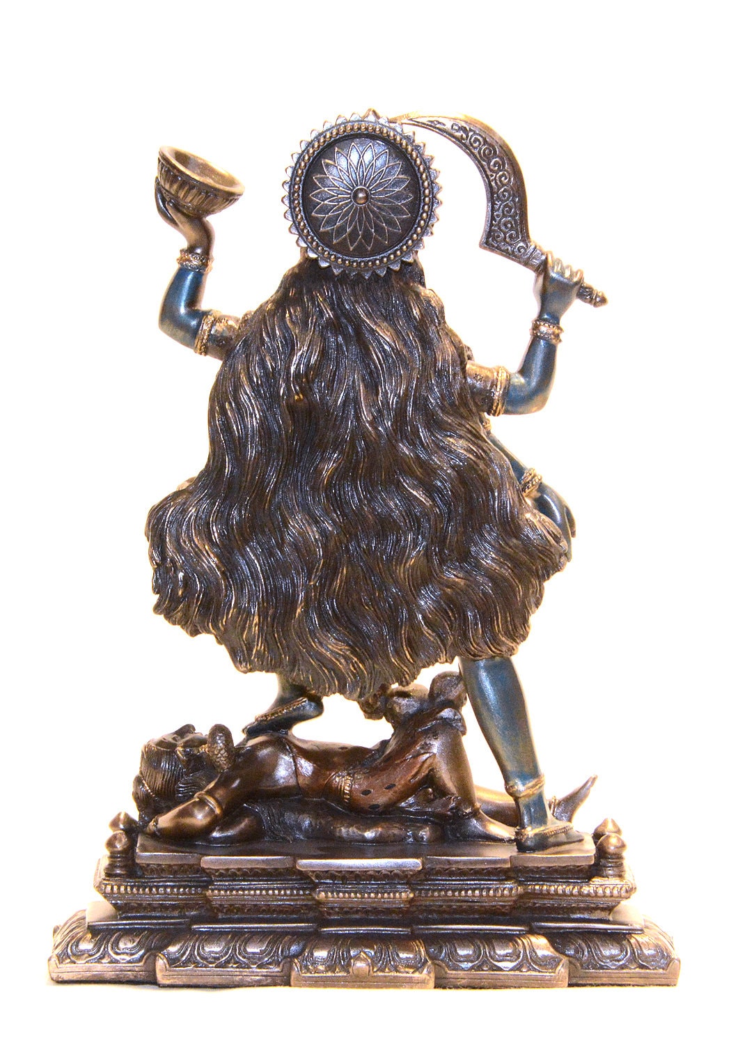 7.5インチ カーリー像: ヒンドゥー教の女神カリカ、インド芸術 - Etsy 日本