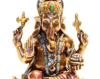 7.25 Inch Ganesha Statue, Vinayaka, Hindu God of Luck