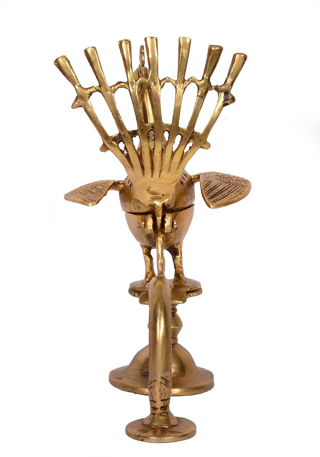 Brass Incense holder Peacock bird Incense Burner Dhoop Box Etsy