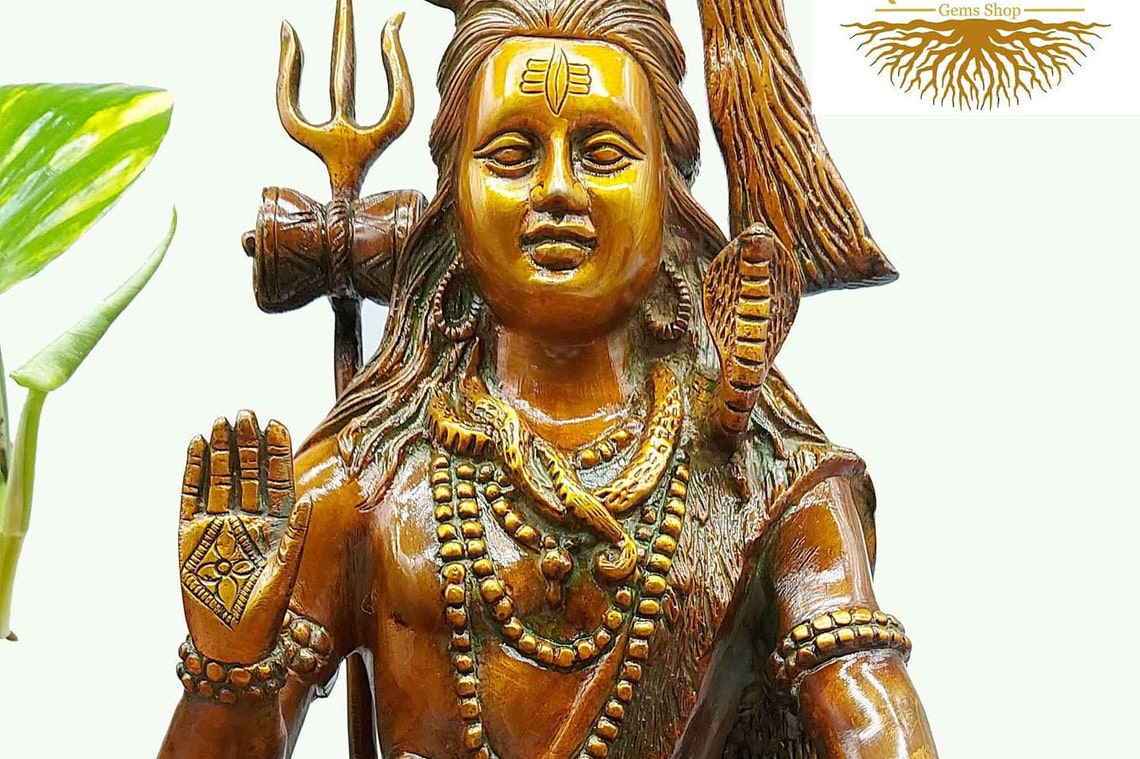 Shiva Statue Shiva idol Shiva Murti Brass Etsy