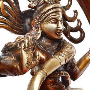 Dancing shiva Natraj,13.5inches,Brass Dance gift Statue,Shiva Statue, Nataraja statue, shiva sculpture, shiv Nataraja, natraj statue image 9