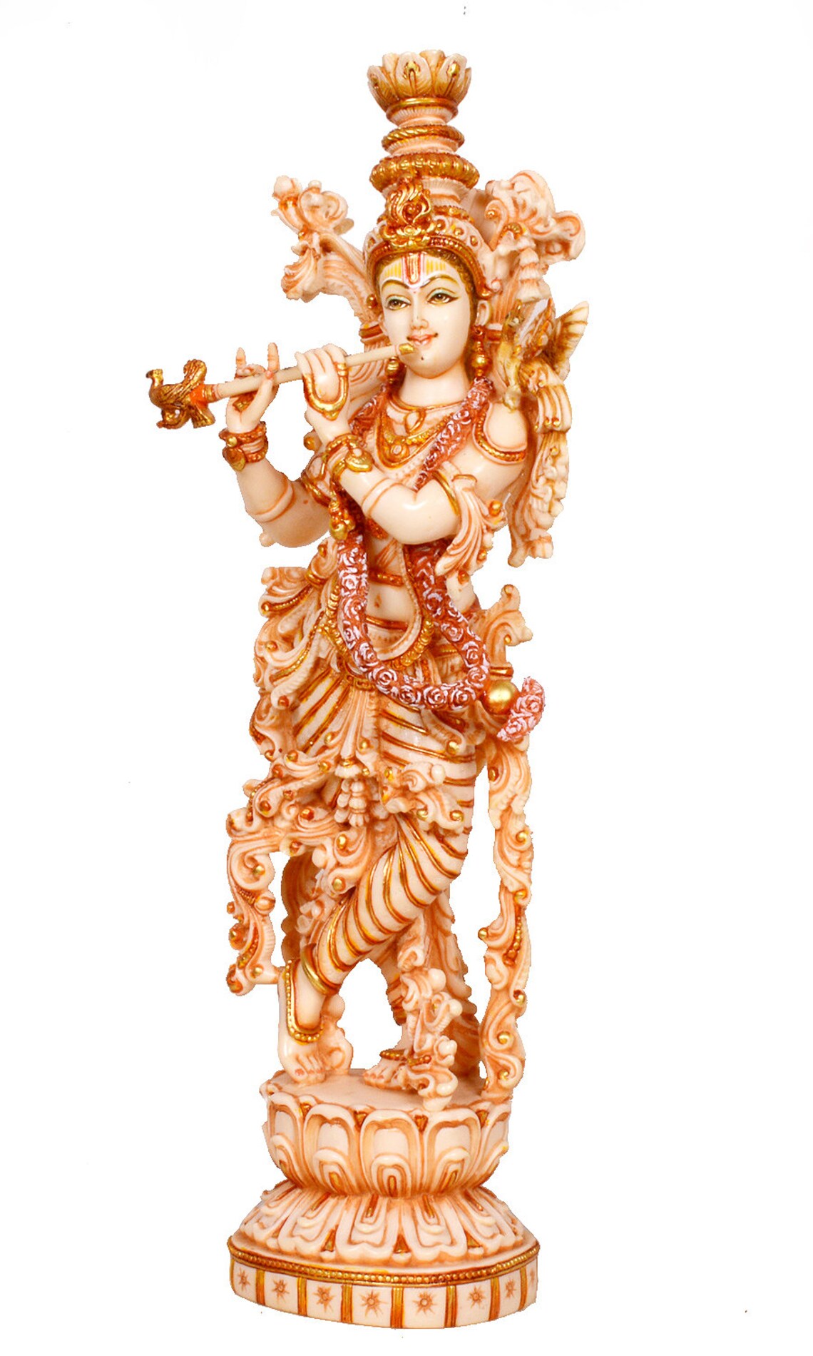 Krishna Statue Lord Krishna Statue 15 Inch Krishna Idol Etsy