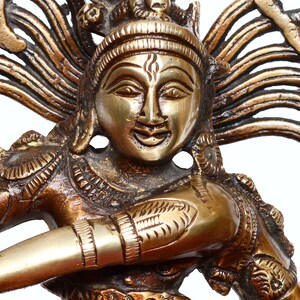 Dancing shiva Natraj,13.5inches,Brass Dance gift Statue,Shiva Statue, Nataraja statue, shiva sculpture, shiv Nataraja, natraj statue image 3