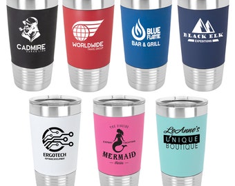 20 oz. Polar Camel Tumbler With Silicone Grip And Clear Lid