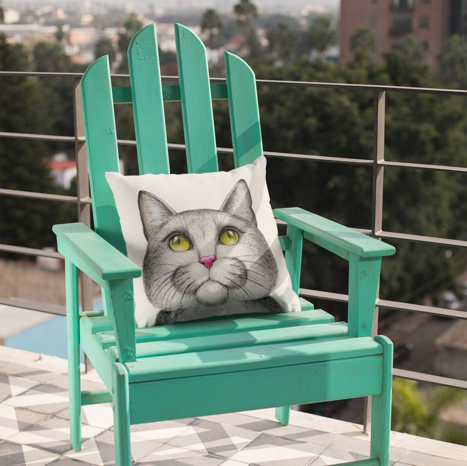 FUNNY CAT PILLOW Cat Throw Pillow Cute Fat Cat Pillow Etsy