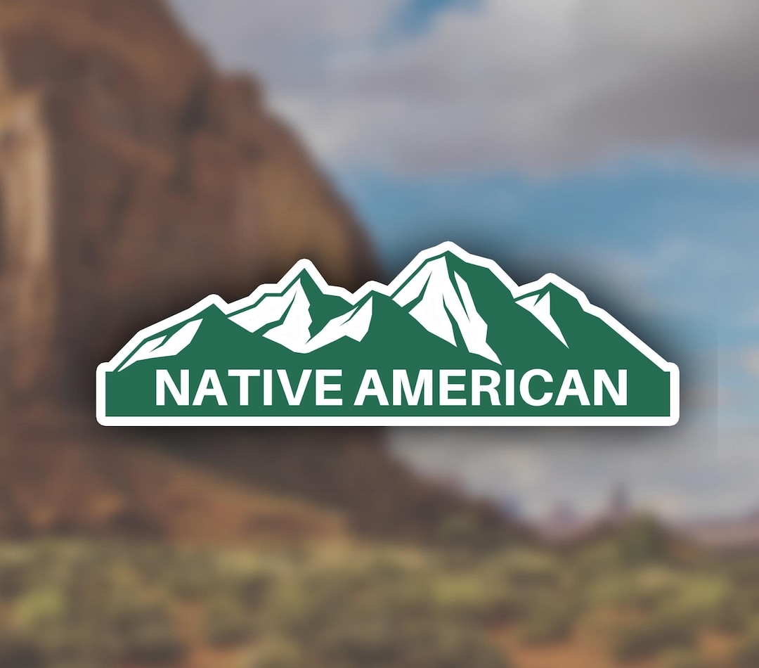 Native American Sticker (2pcs) - Etsy