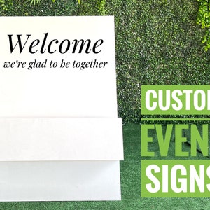 Custom Welcome Sign For Events, Wedding Welcome, Welcome Party Box, Unique Wedding Flower Box Decor, Elegant Flowers Box, Wedding Decor