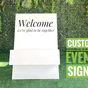 Custom Flower Box,Sign for Event,Wedding Welcome,Welcome Party Box,Unique Welcome,Elegant Flowers Box,Wedding Decor,Personalized Event Decor