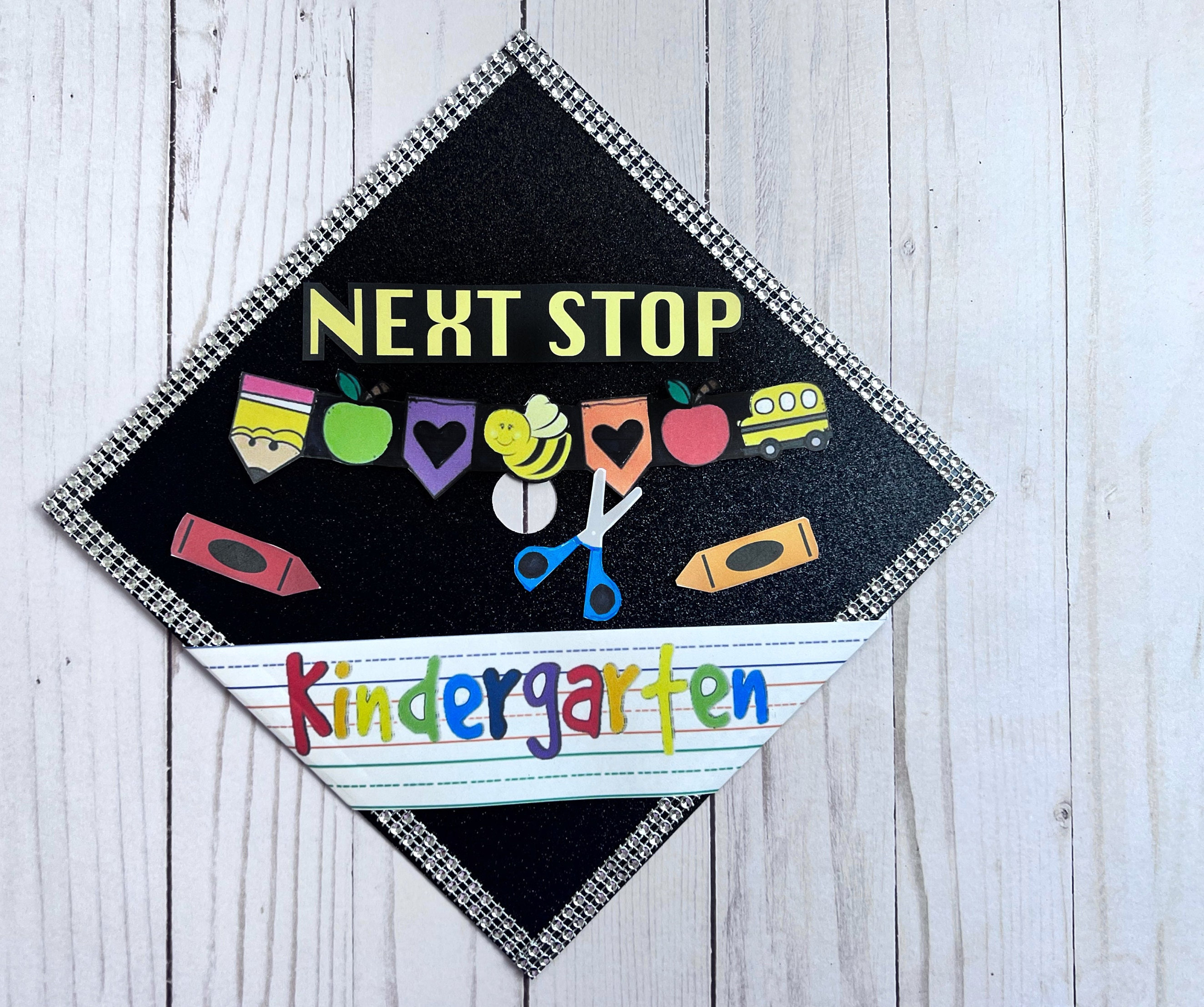 Kindergarten Personalized 2023 Graduation Cap Topper, Graduation Printable,  Graduation Hat Design, Graduation Topper Printable, Kinder Grad 