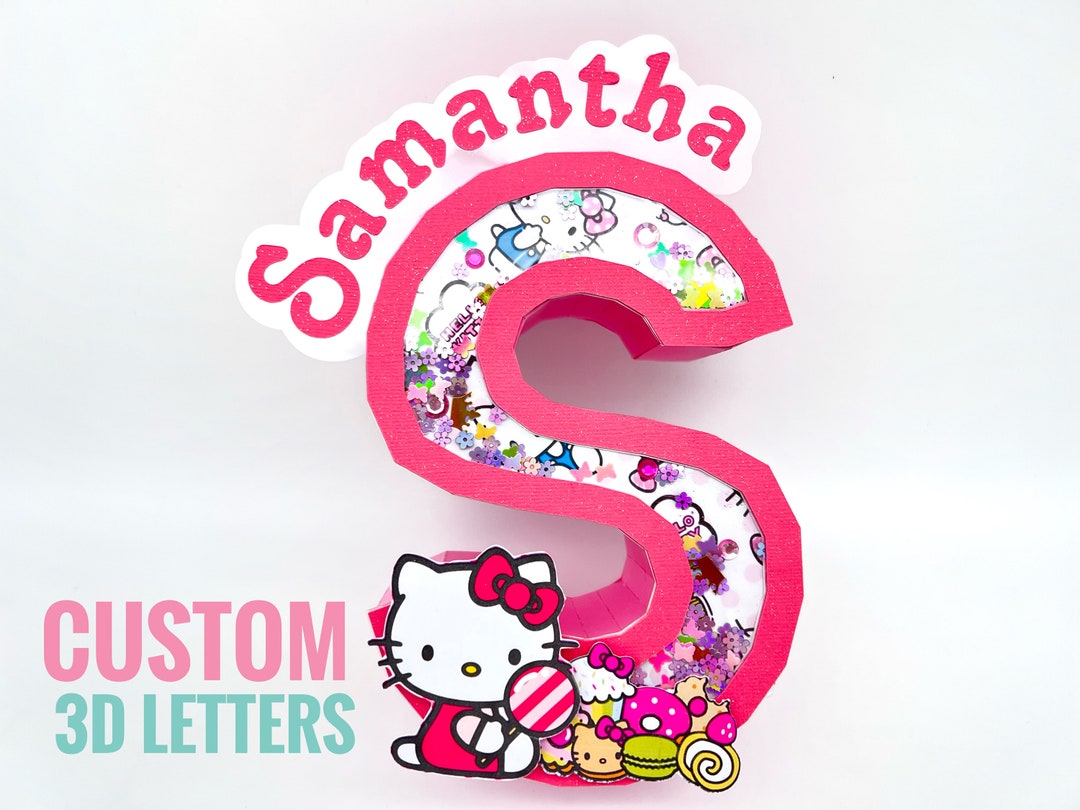 Hello Kitty - Personalized Poster with Your Name, Birthday Banner