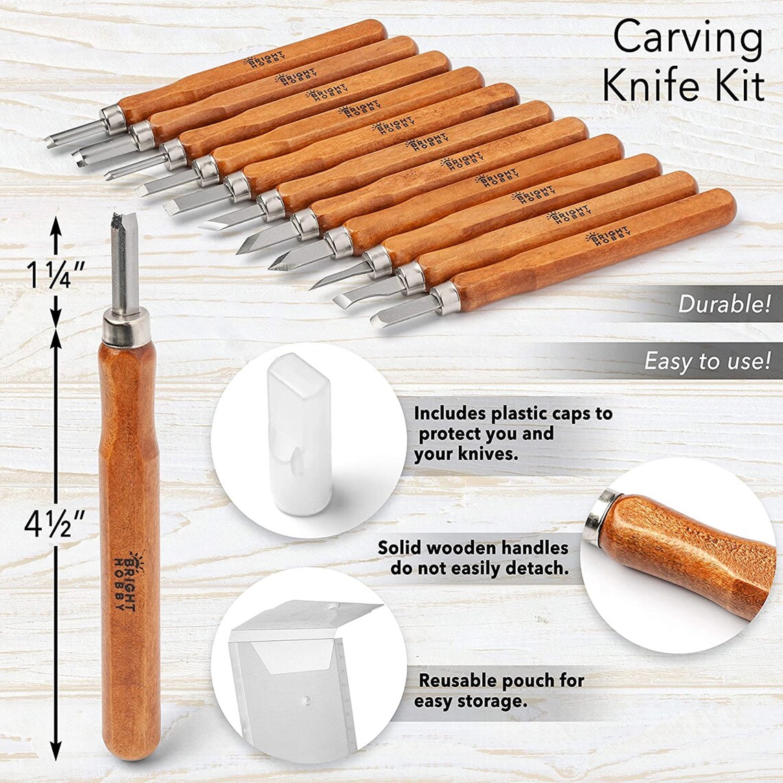 Marts Wood Carving Tools for Beginners 12 Piece Wood Etsy