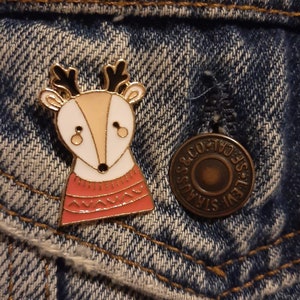 Kleine Leuke Rendier Herten Rudolph Rudolf Dragen Kersttrui Winter Emaille Pin Broche Badge Kleding Accessoire kleine kerstcadeau