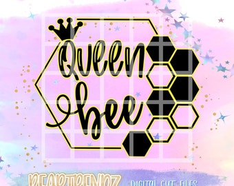 Queen Bee Svg, Bee Kind Svg, Geometric Square Svg, Beartrendz svg, Cricut Cut File, Digital Cut File, Be Kind Svg, Bee Svg, Bee Tumbler svg