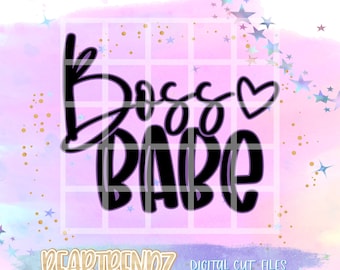 Boss Babe Svg, Boss Lady, Boss babe png for sublimation, Beartrendz svg, Girl Boss Svg, Cricut cut file, Ultimate Boss Babe
