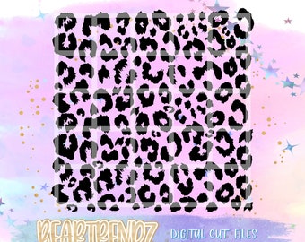 Fuzzy Leopard Print Svg, SVG PNG JPEG, Cricut Cut Files, Beartrendz Svg, Digital Download, Svg Vector