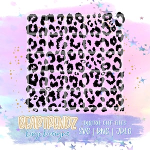 Fuzzy Leopard Print Svg, SVG PNG JPEG, Cricut Cut Files, Beartrendz Svg, Digital Download, Svg Vector