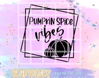Pumpkin Spice Svg, Fall Svg, Geometric Svg, Cut Files for Cutting Machines, Cameo Svg, Beartrendz svg, Instant Download