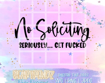 Sin signo de solicitud Svg, Sin solicitar letrero divertido, Signo de puerta divertido Svg, Svg Cut File, Svg para letreros de madera, Beartrendz