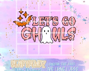 Vamos Ghouls svg, Bad Ghouls Club Svg, Hot Ghoul Halloween svg, Ghost Svg, Halloween PNG, Beartrendz, Hocus Pocus Svg, Descarga digital