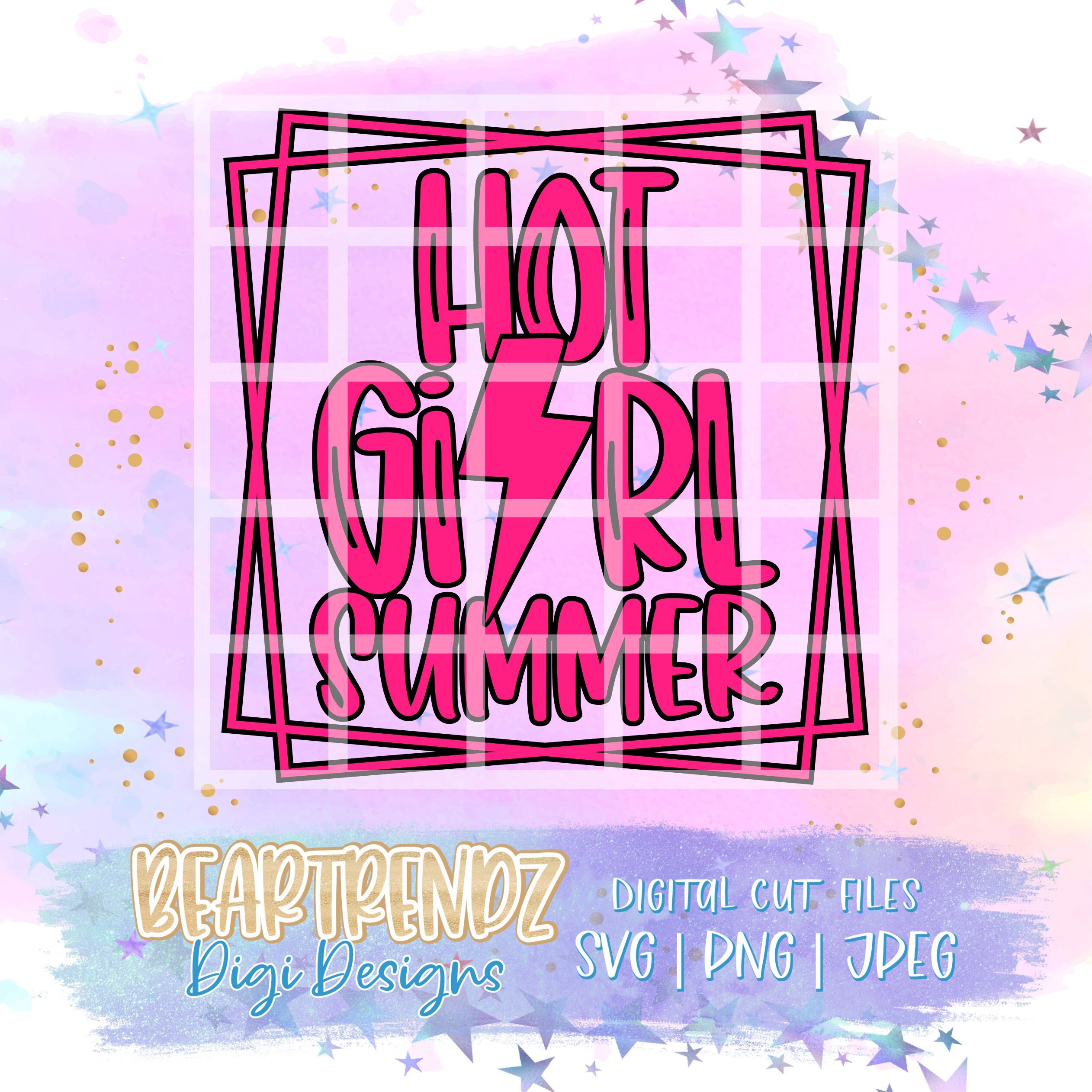 Hot Girl Summer Svg Summertime svg Beartrendz Svg hot girl | Etsy