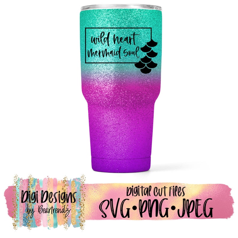 Download Mermaid soul svg Mermom geometric Svg Cricut cut file | Etsy