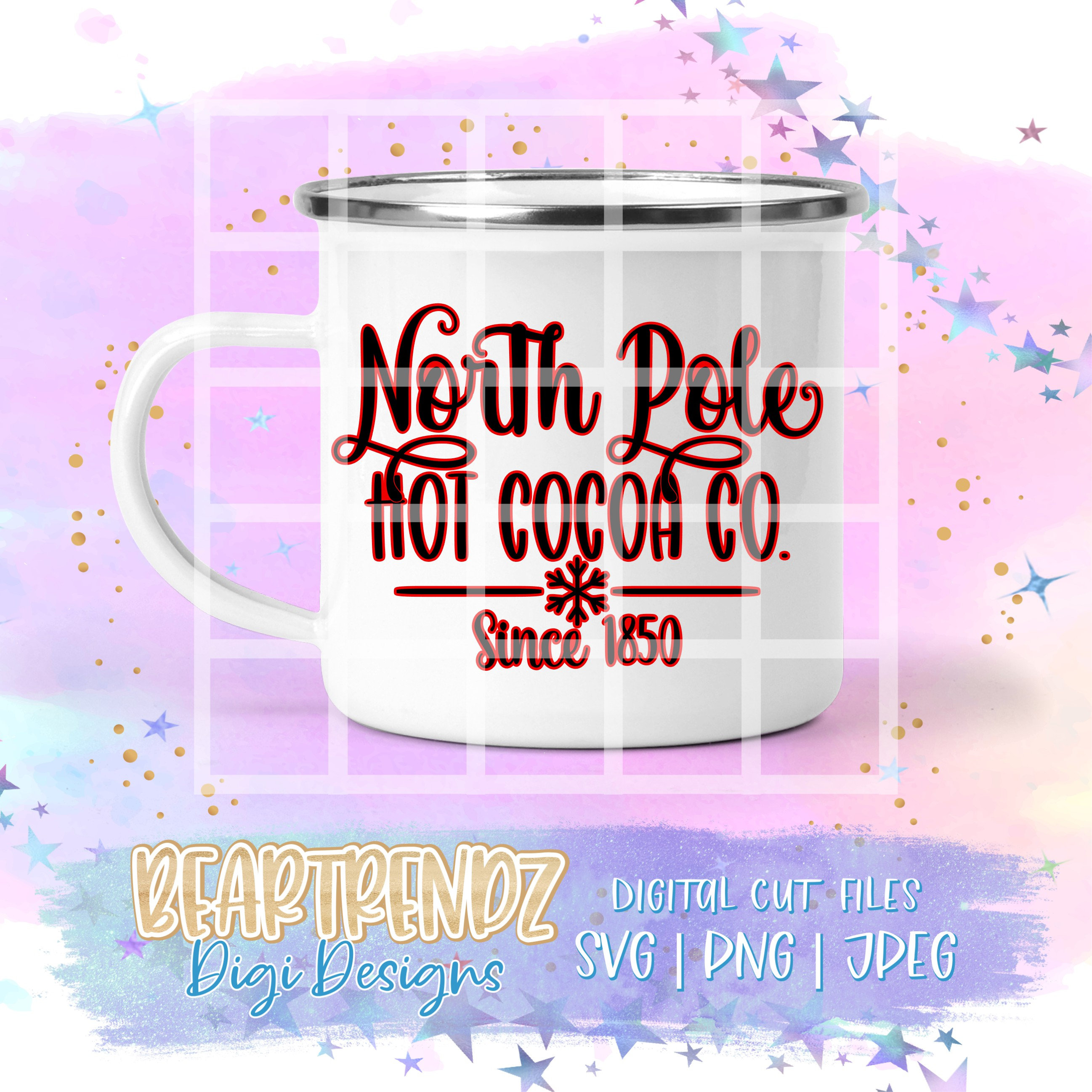 North Pole Hot Chocolate 3D Dripping Mug with Cool Whip Lid | Christmas  Movie Mug | Hot Chocolate Mug
