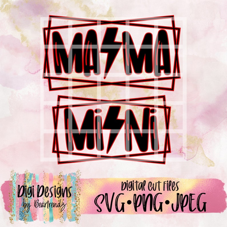 Download Geometric Svg Mama Lightning Bolt Svg Rock N Roll Svg Beartrendz Mama Png For Sublimation Mama Mini Svg Mama Svg Double Square Svg Clip Art Art Collectibles Cimkevonalkodnyomtato Hu