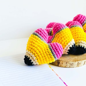 Back To School Gift, Teacher Appreciation Gift, Pencil Heart Crochet Gift, Cute Stuffed Heart Plushie, Fabric Pencil, Amigurumi Pencil
