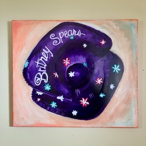 Britney Spears Inflatable Chair Painting 90s and 2000s image 3