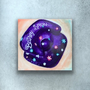 Britney Spears Inflatable Chair Painting 90s and 2000s image 1