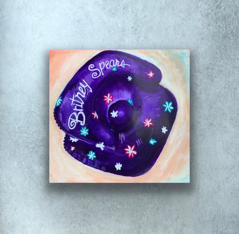 Britney Spears Inflatable Chair Painting 90s and 2000s image 1