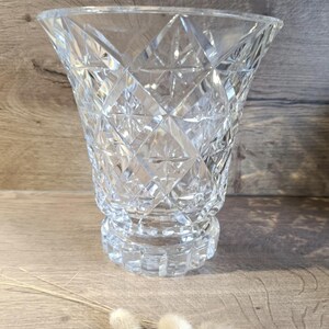 Vase en cristal taillé vintage - L’Atelier de Noé