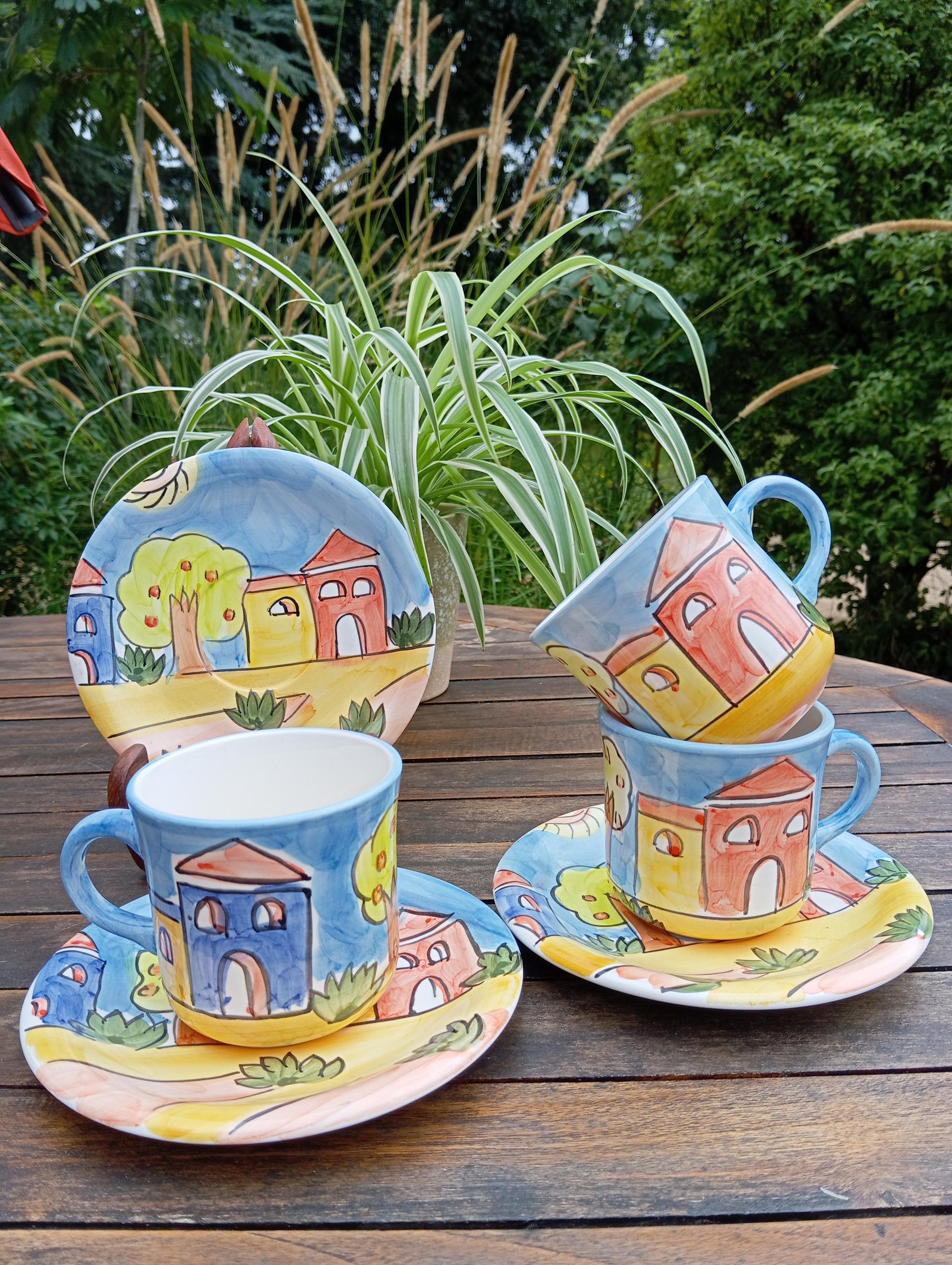 レアNINO PARRUCCAニーノ パルッカ 陶器花器（大）イタリア製 レアNINO PARRUCCAニーノ パルッカ 陶器花器(大)イタリア シチリア