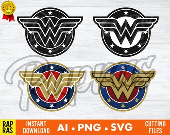 images Mujer Maravilla Vector Logo wonder woman vector etsy