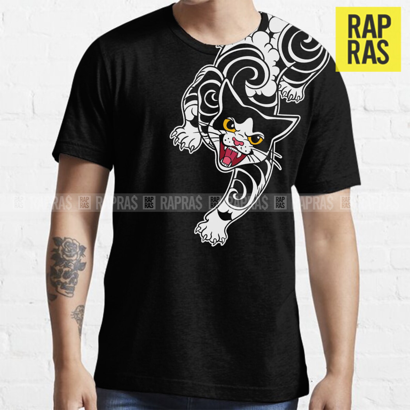 Cat Yakuza Japanese Oriental Style Artwork PNG, SVG, Ai, EPS File for T