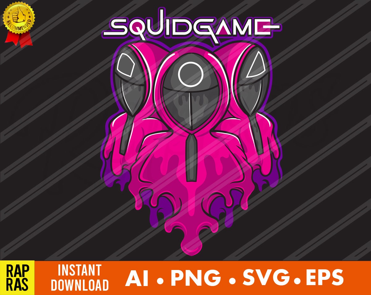 Squid Game Army Digital Vector Artwork Image for Stickers, Print Tshirt ...