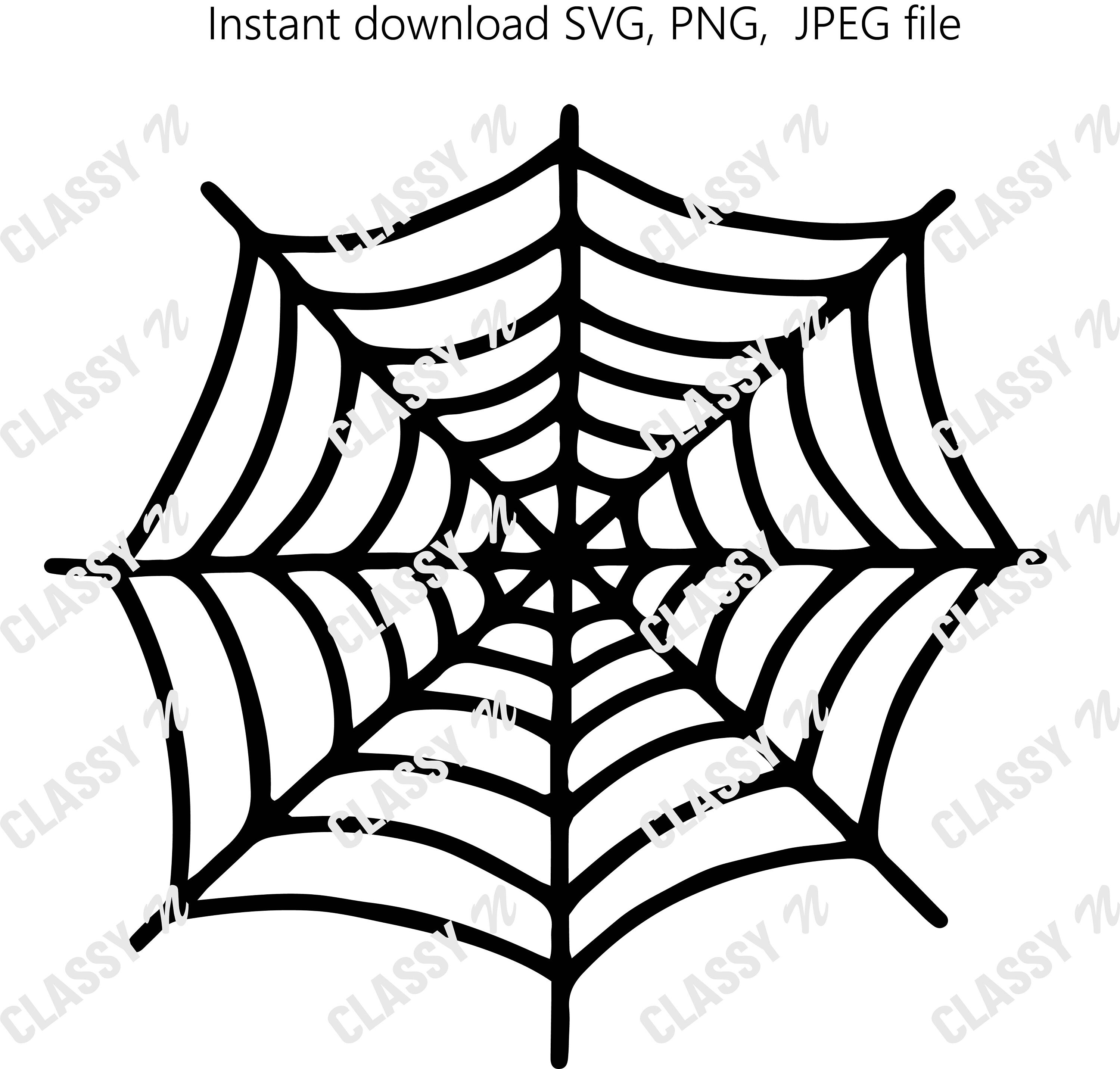Black spiders Svg Png Jpeg file Instant download | Etsy