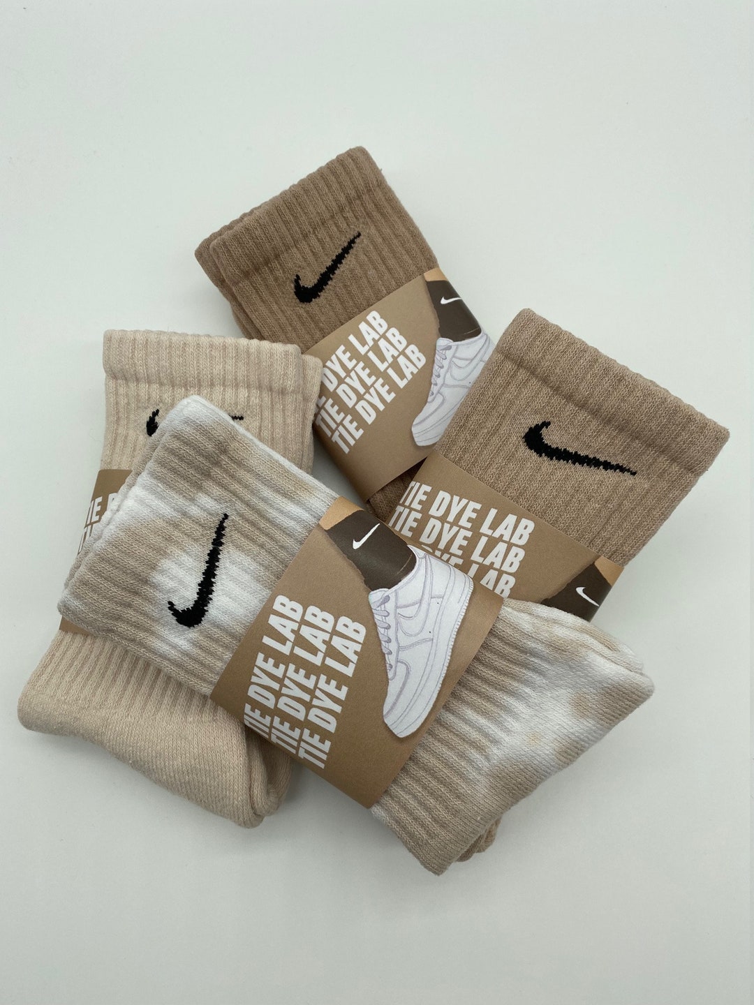 Nike Tie Dye Sock Neutral/nude 1 PAIR // Small Gift Gift - Etsy UK