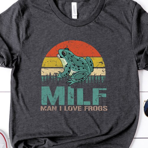 M.I.L.F. Man I Love Frogs Shirt Vintage Funny Unisex Etsy — free download